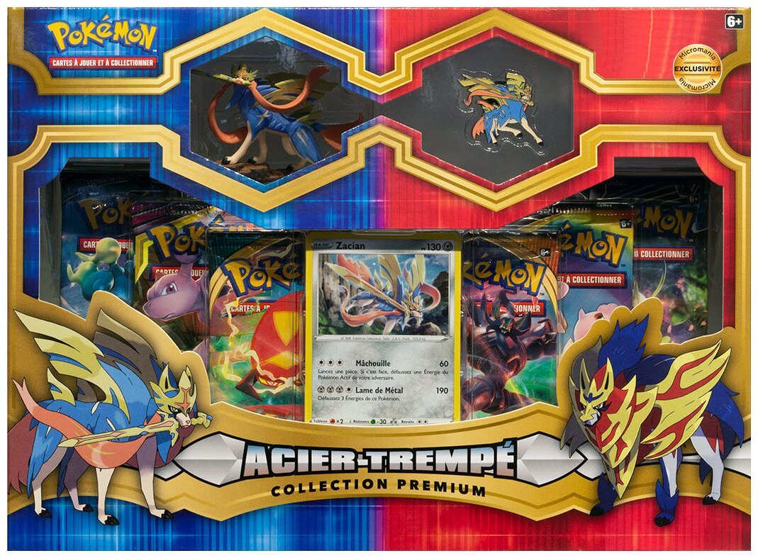 Pokémon JCC - Collection Premium - Zacian - Acier Trempée