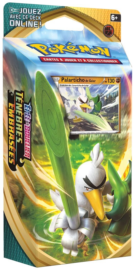 Pokémon JCC - Deck à thème - Palarticho de Galar - Ténèbres Embrasées