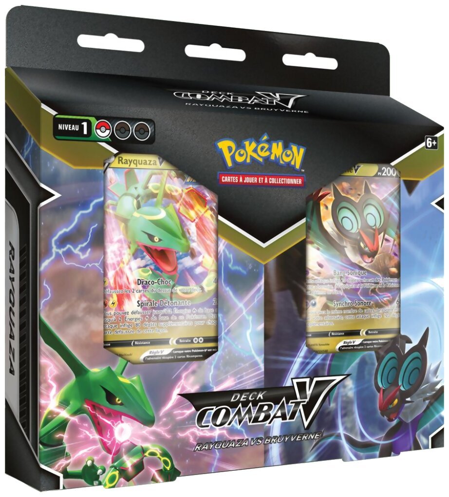 Pokémon JCC - Deck combat-V - Rayquaza-V VS Bruyverne-V