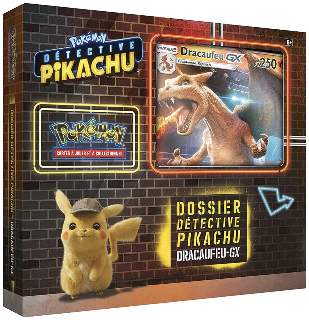 Pokémon JCC - Dracaufeu-GX - Dossier Détective Pikachu