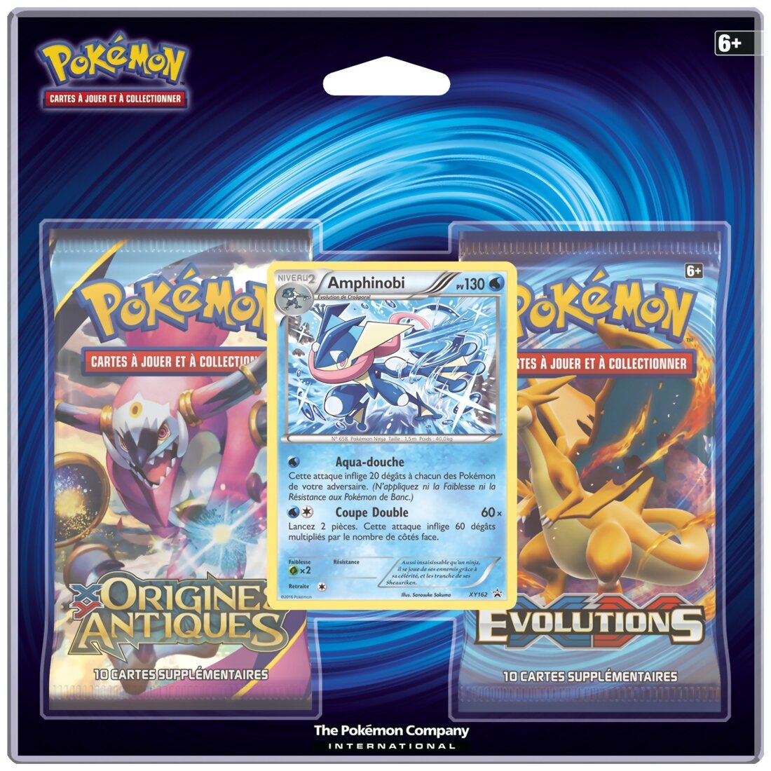 Pokémon JCC - Pack De 2 Boosters - Amphinobi - Évolutions