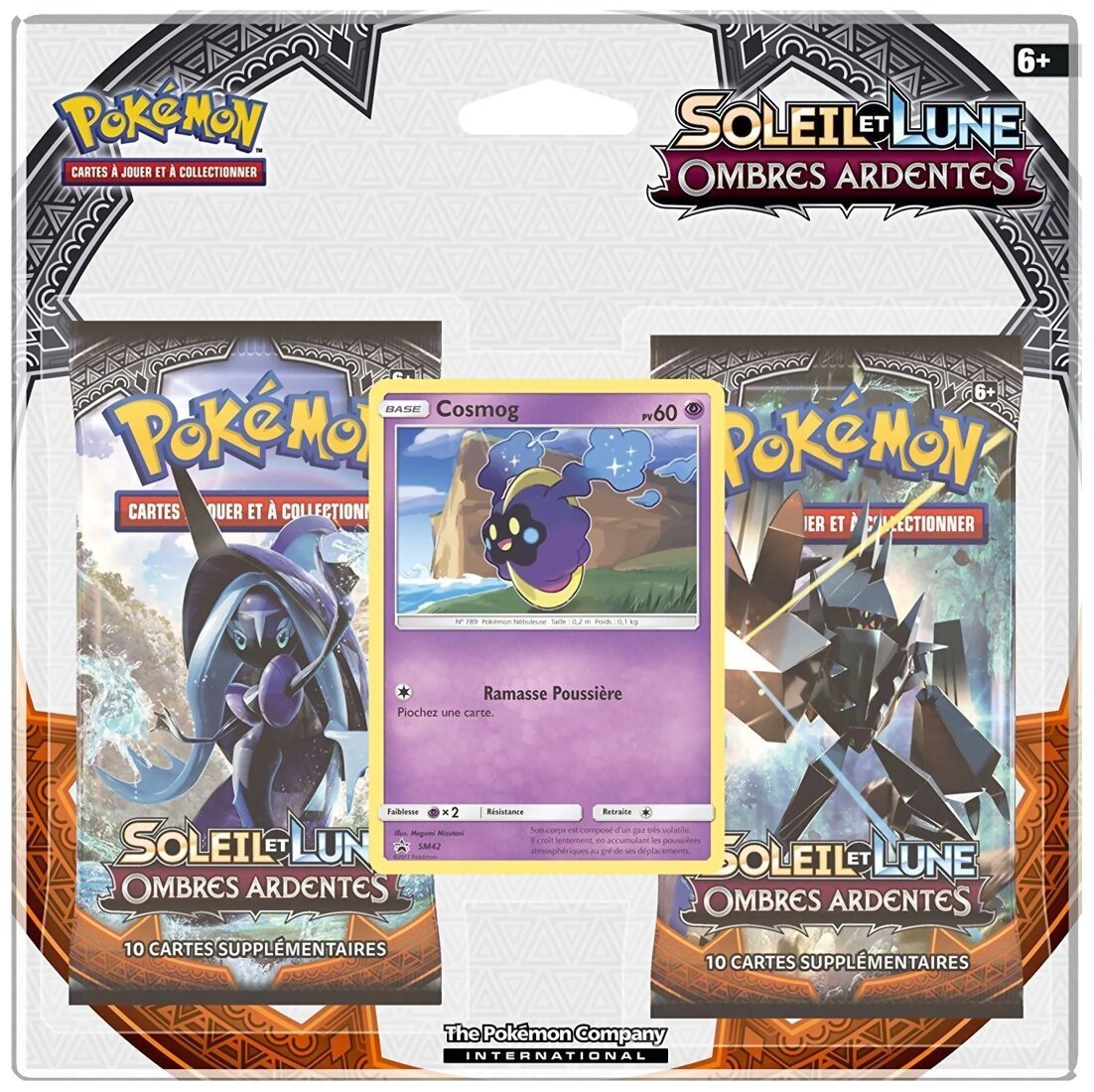 Pokémon JCC - Pack de 2 boosters - Cosmog - Ombres Ardentes