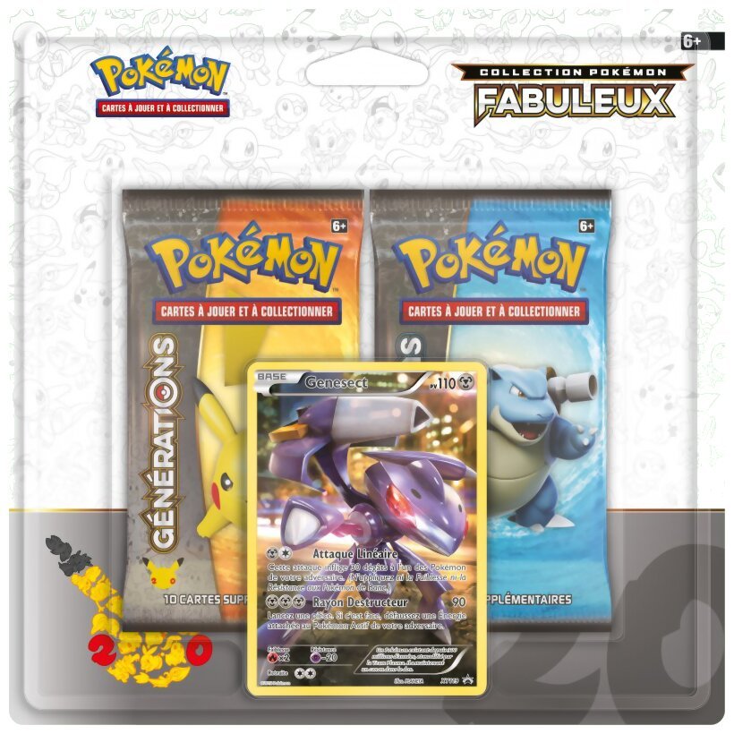 Pokémon JCC - Pack De 2 Boosters - Genesect - Fabuleux