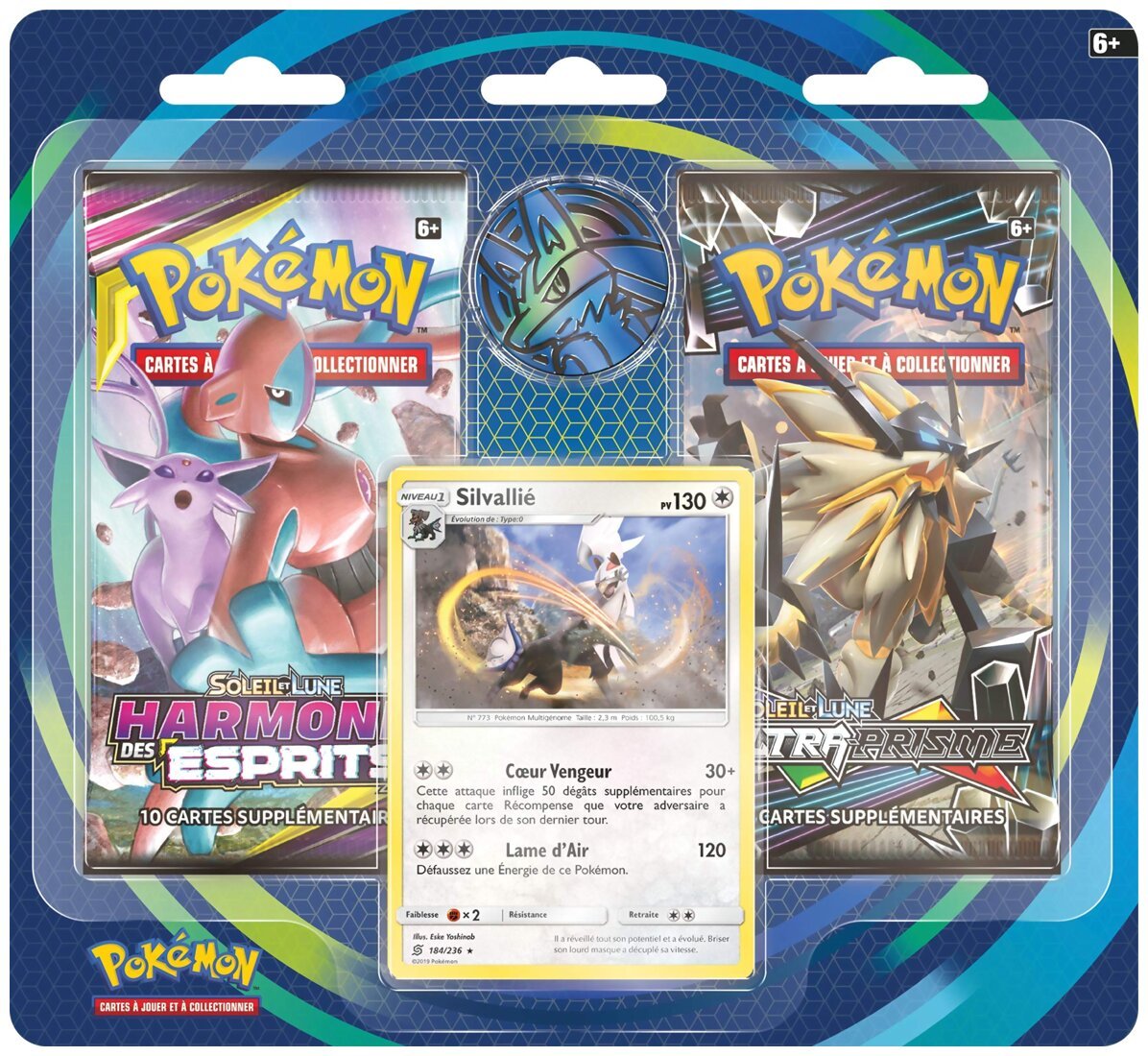 Pokémon JCC - Pack De 2 Boosters - Silvallié - Soleil et Lune