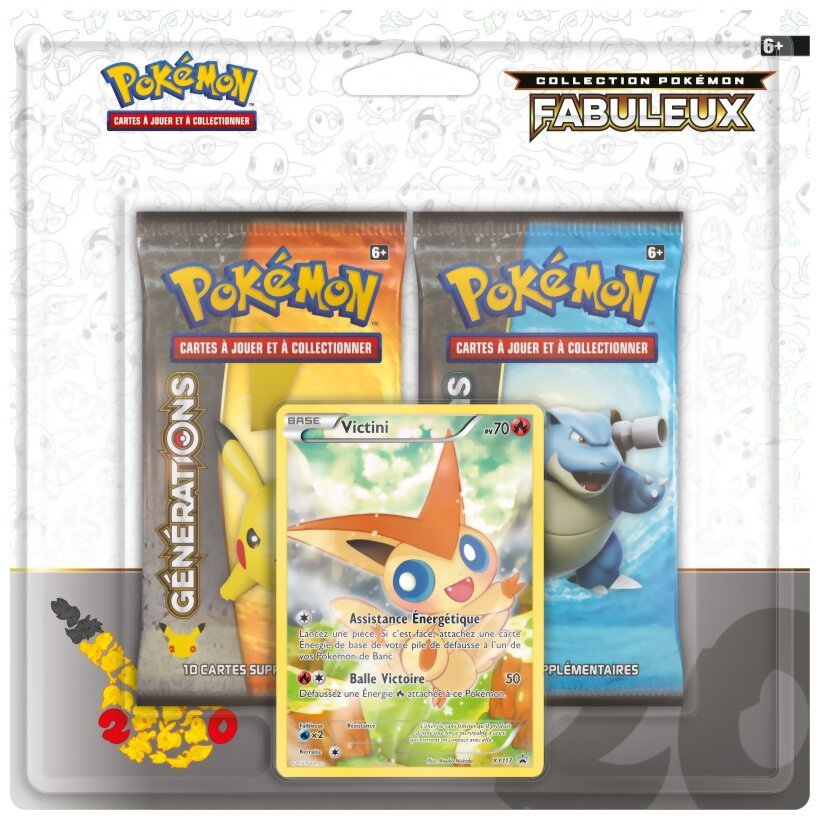 Pokémon JCC - Pack De 2 Boosters - Victini - Fabuleux