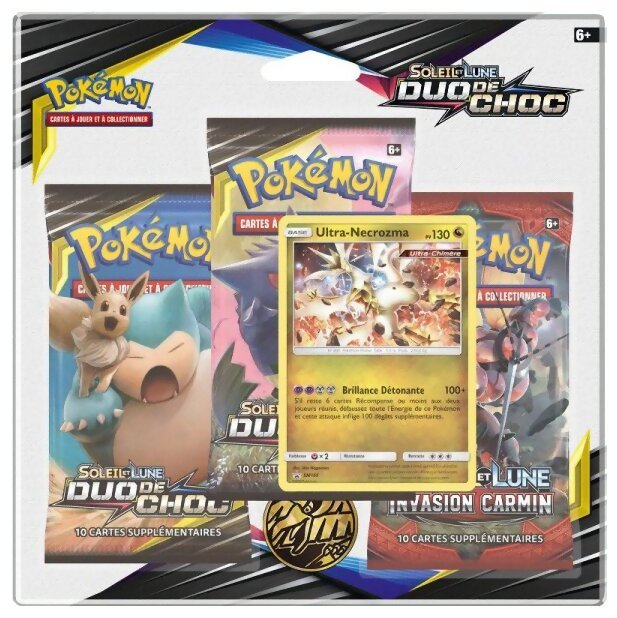 Pokémon JCC - Pack de 3 boosters - Duo de Choc