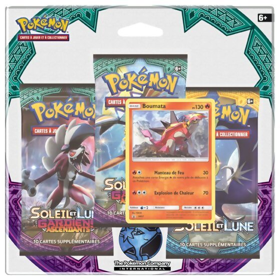 Pokémon JCC - Pack de 3 boosters - Boumata - Gardiens Ascendants