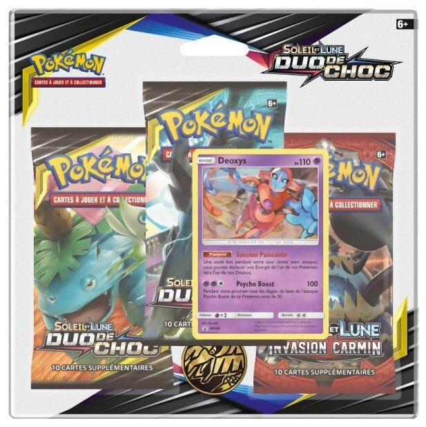 Pokémon JCC - Pack de 3 boosters - Deoxys - Duo de Choc