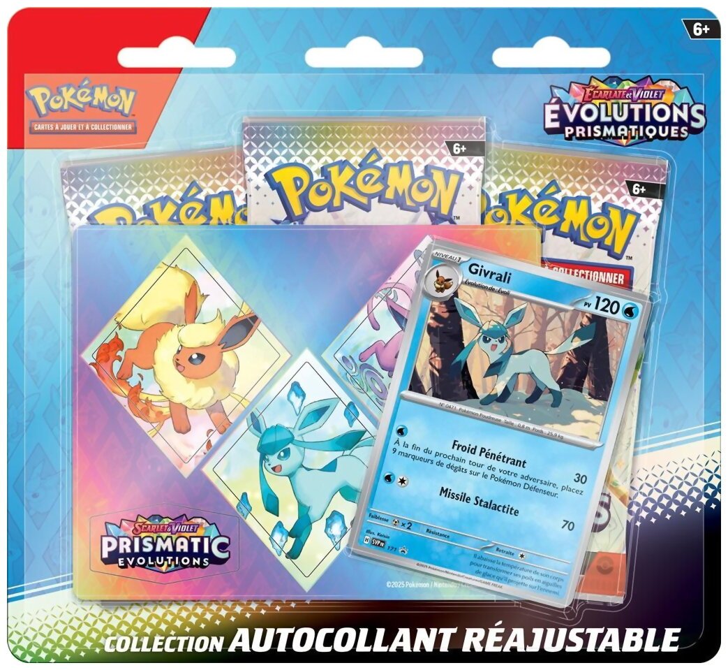 Pokémon JCC - Pack De 3 Boosters - Givrali - Évolutions Prismatiques