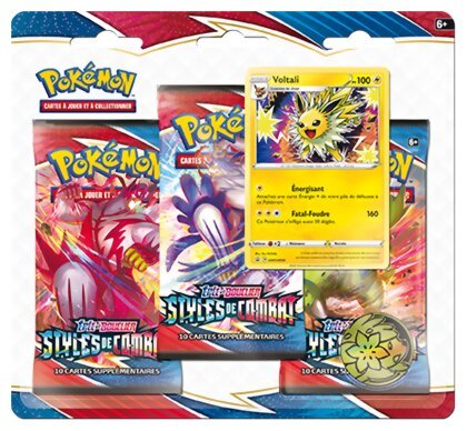 Pokémon JCC - Pack De 3 Boosters - Voltali - Styles de Combat