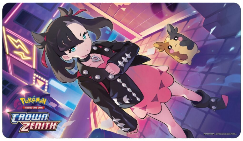 Pokémon JCC - Tapis de jeu - Morpeko Et Rosemary - Crown Zenith