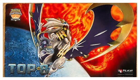 Pokémon JCC - Tapis de jeu - Régional 2019 - Éclipse Cosmique - Top 8