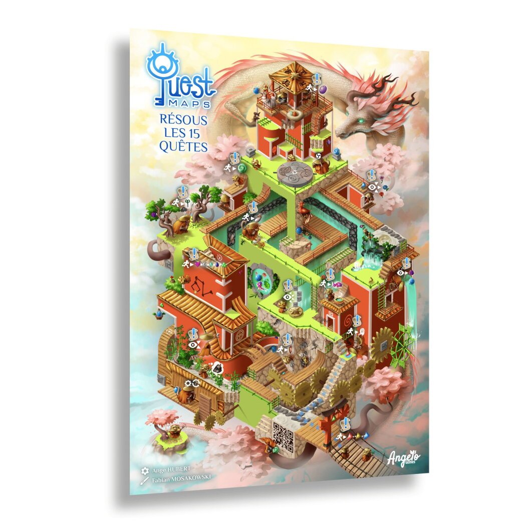 Poster aventure - Quest maps