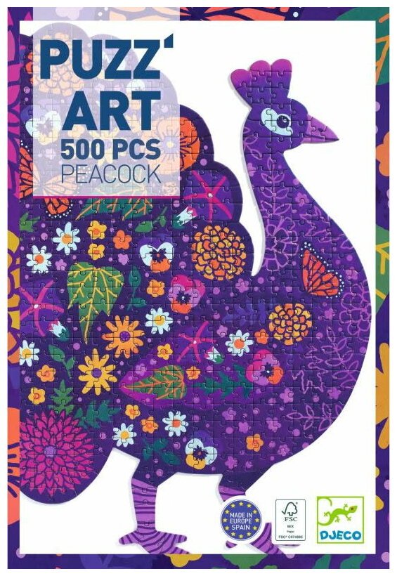 Puzz'art Peacock - 500 pièces