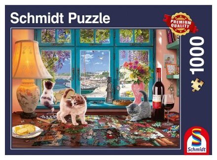 Puzzle - À la table de puzzle - 1000 Pièces