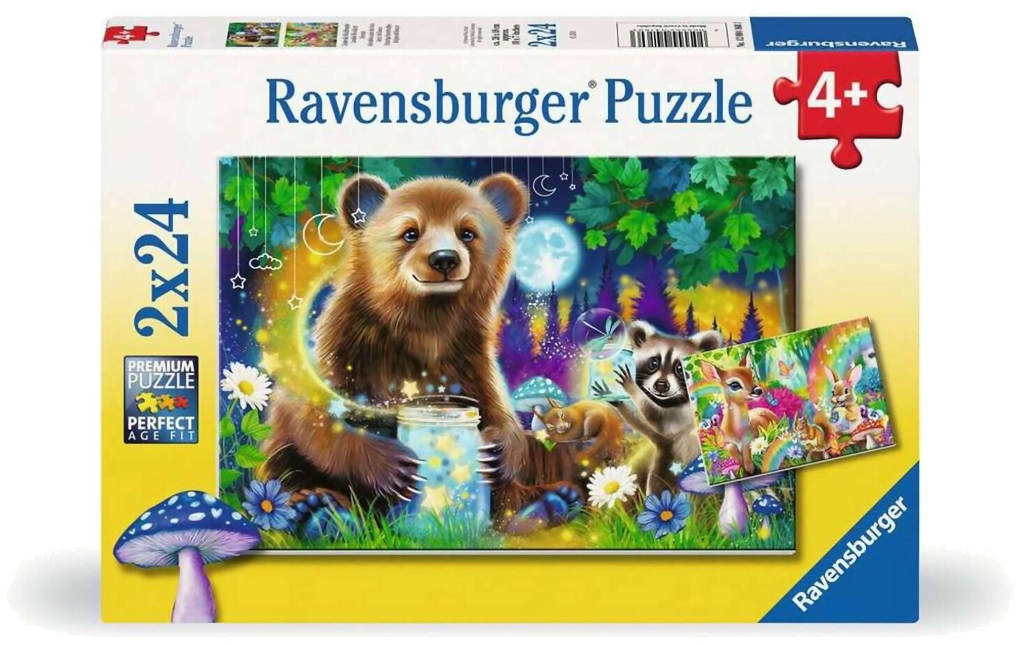 Puzzle - Adorables Amis Des Bois - 2 x 24 pièces