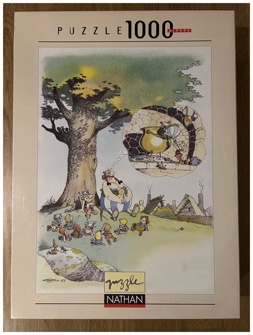 Puzzle Astérix - Comment Obélix Est Tombé Dans La Marmite Du Druide Quand Il Était Petit - 1000 pièces