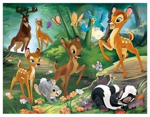 Puzzle - Bambi Promenade En Famille