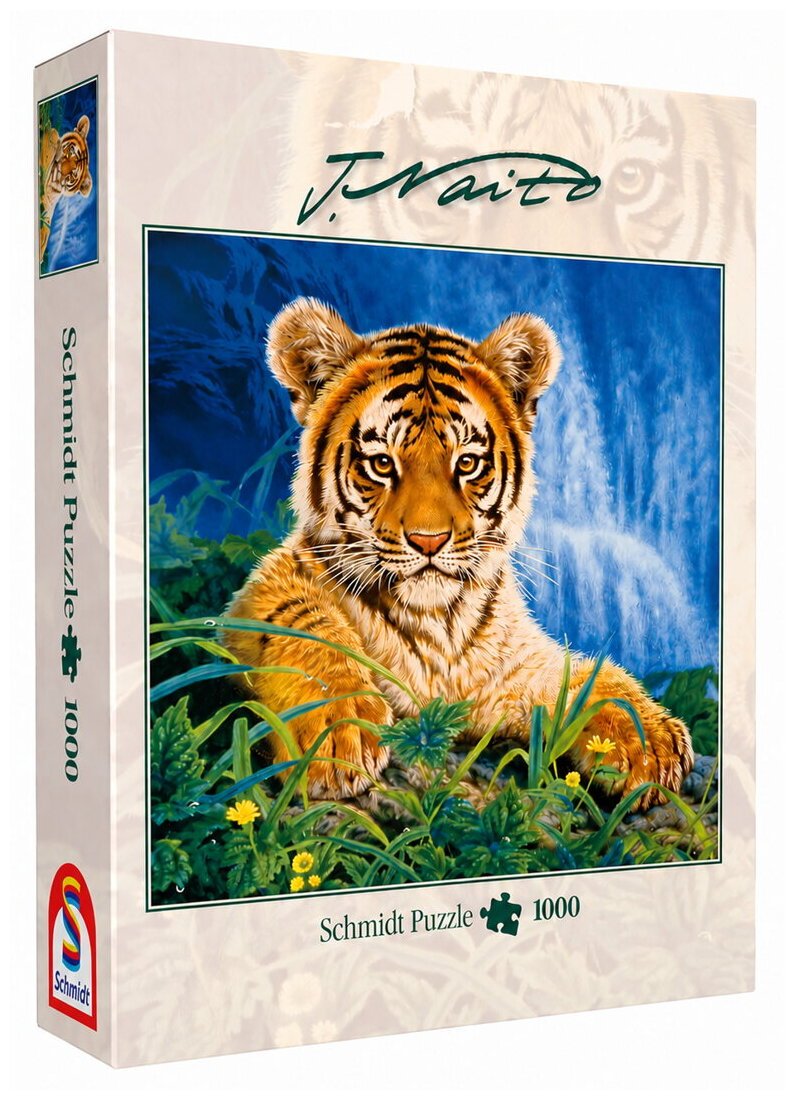 Puzzle - Bébé Tigre - 1000 pièces