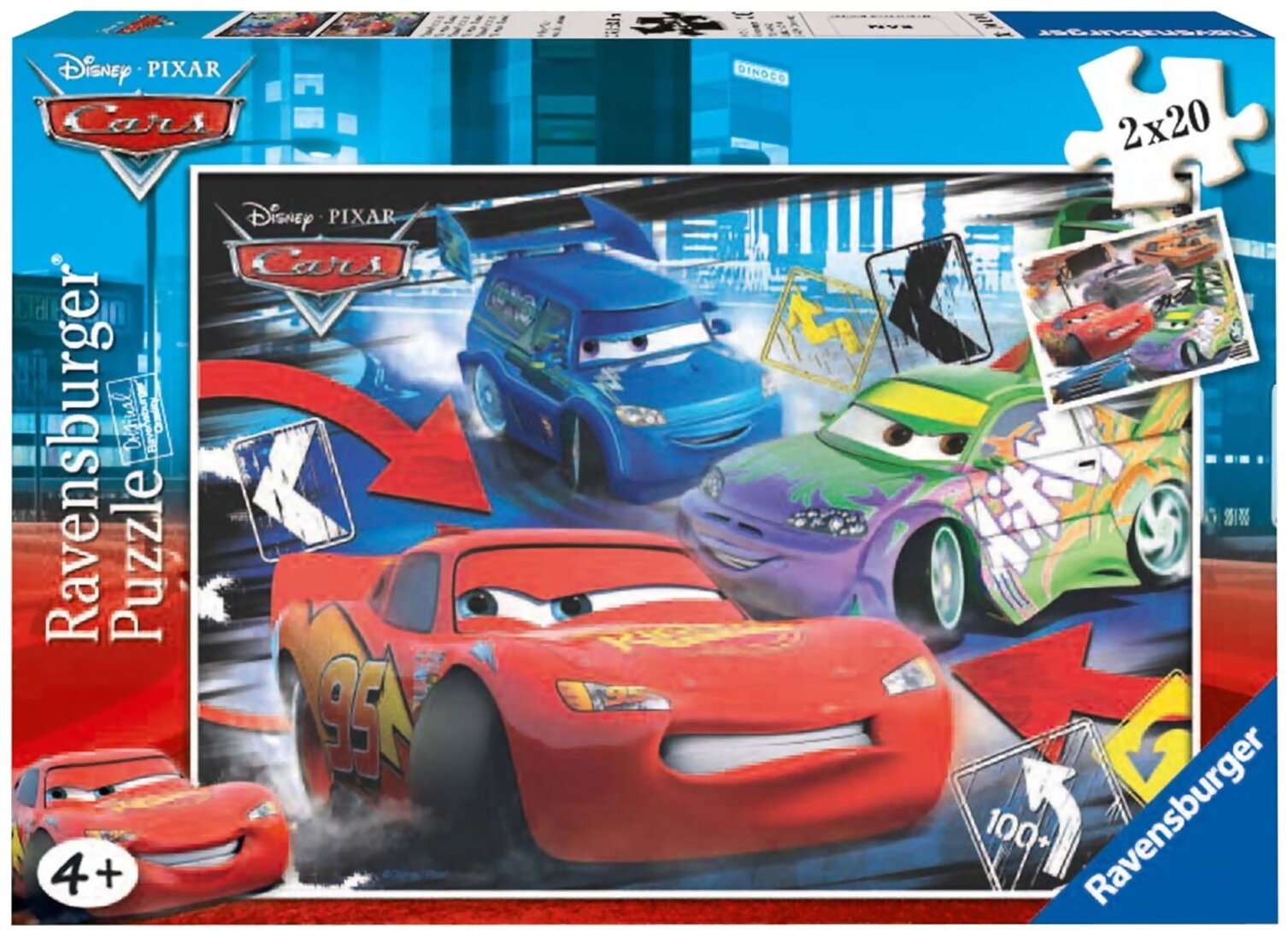 Puzzle - Cars - 2 x 20 pièces