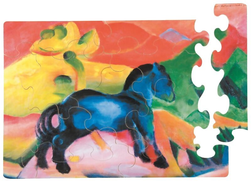 Puzzle - Cheval Bleu - 12 pièces