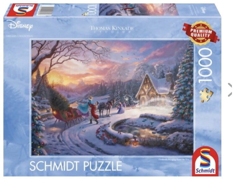 Puzzle - Cinderella Bringing Home The Tree - 1000 pièces