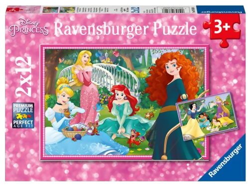 Puzzle - Dans Le Monde Des Princesses - 2x12 Pièces