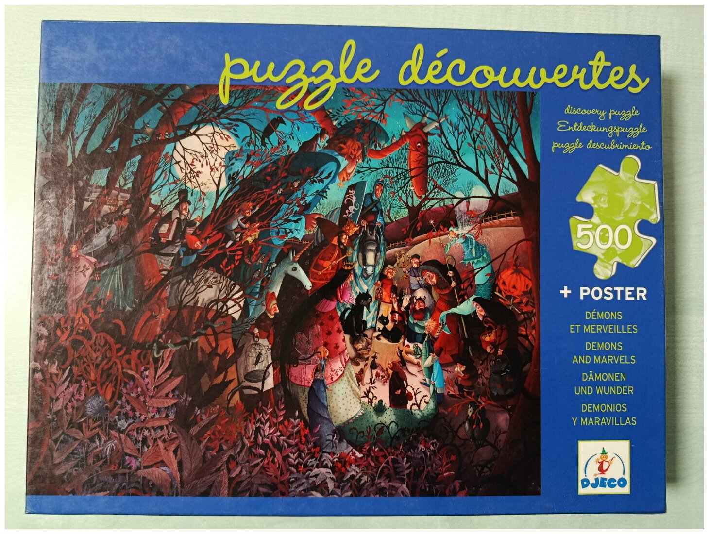 Puzzle Découverte - Démons Et Merveilles - 500 Pièces