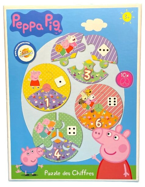 Puzzle Des Chiffres Peppa Pig