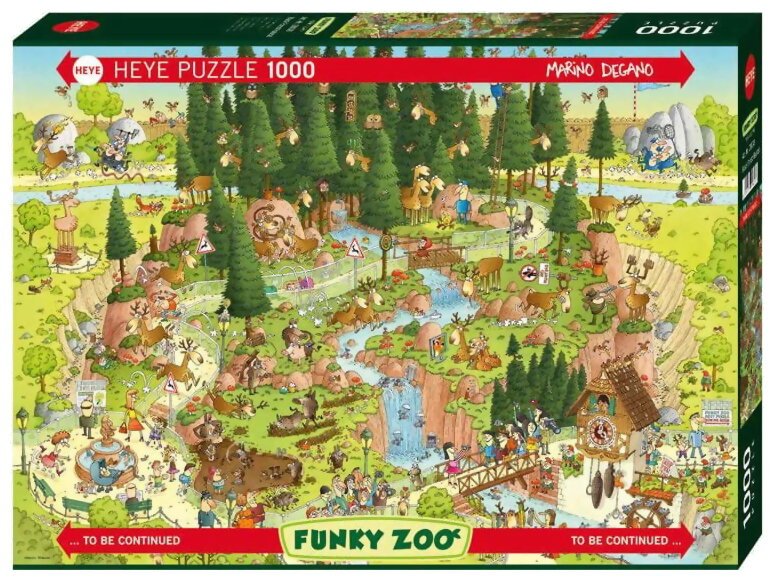 Puzzle - Funky Zoo - Black Forest Habitat - 1000 Pièces