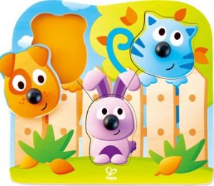 Puzzle Gros Boutons - Animaux Sauvages