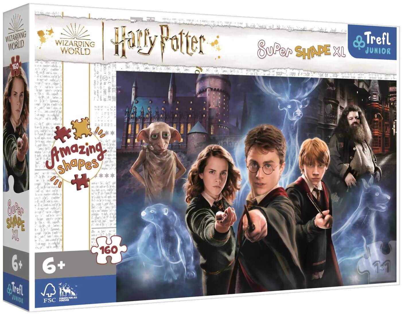 Puzzle - Harry Potter - Amazing Shapes - 160 Pièces