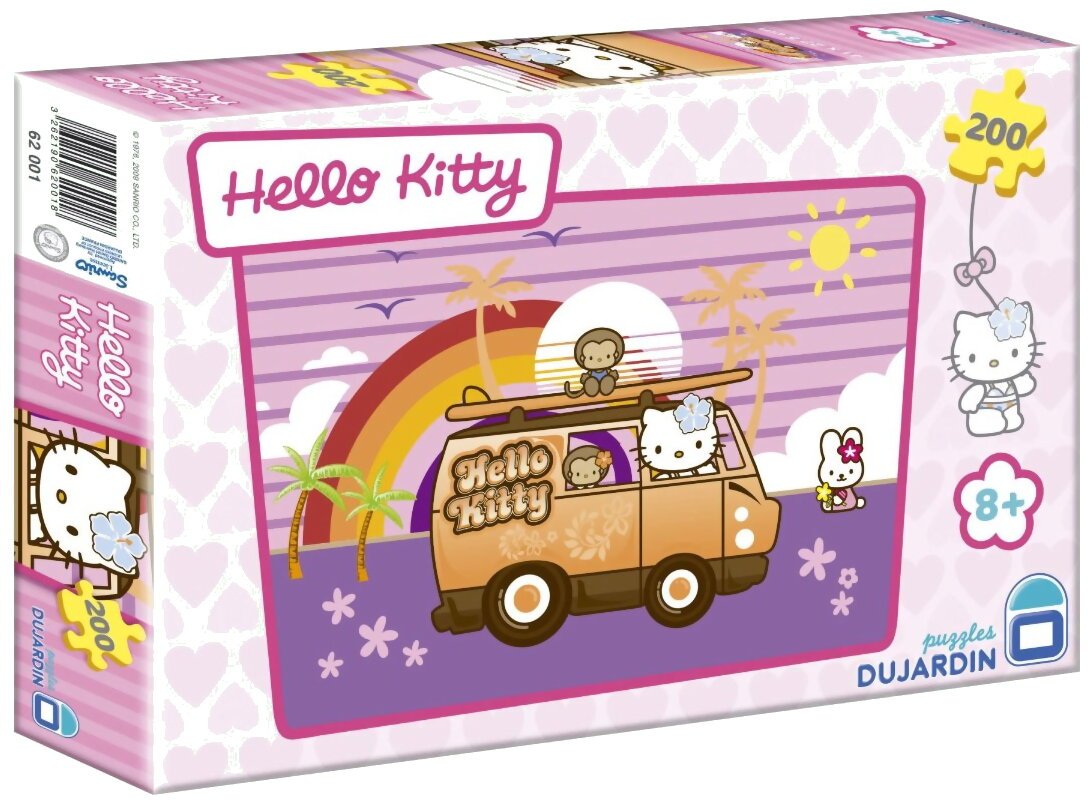 Puzzle - Hello Kitty Part En Vacances - 200 Pièces