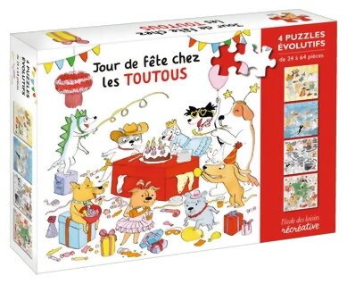 Puzzle - Jour De Fête Chez Les Toutous - 173 Pièces