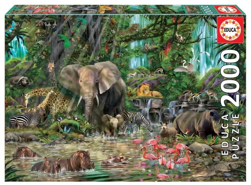 Puzzle - Jungle Africaine - 2000 Pièces