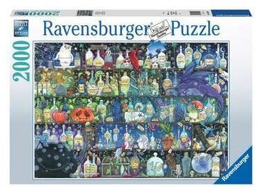 Puzzle - L'étagère À Potions - 2000 Pièces