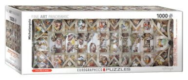 Puzzle - La Chapelle Sixtine Panoramique - 1000 Pièces