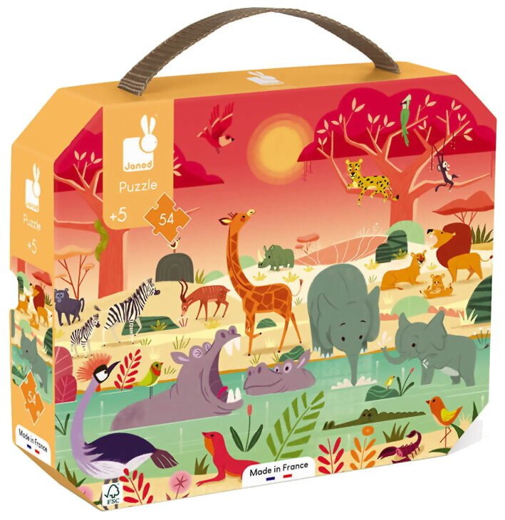 Puzzle - La Réserve Animalière - 54 Pièces