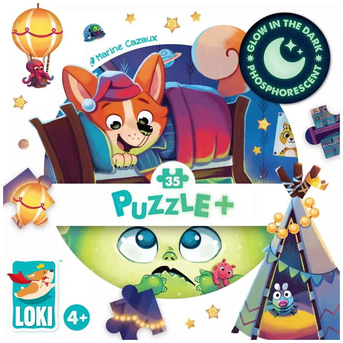 Puzzle + - Le Monstre sous le lit