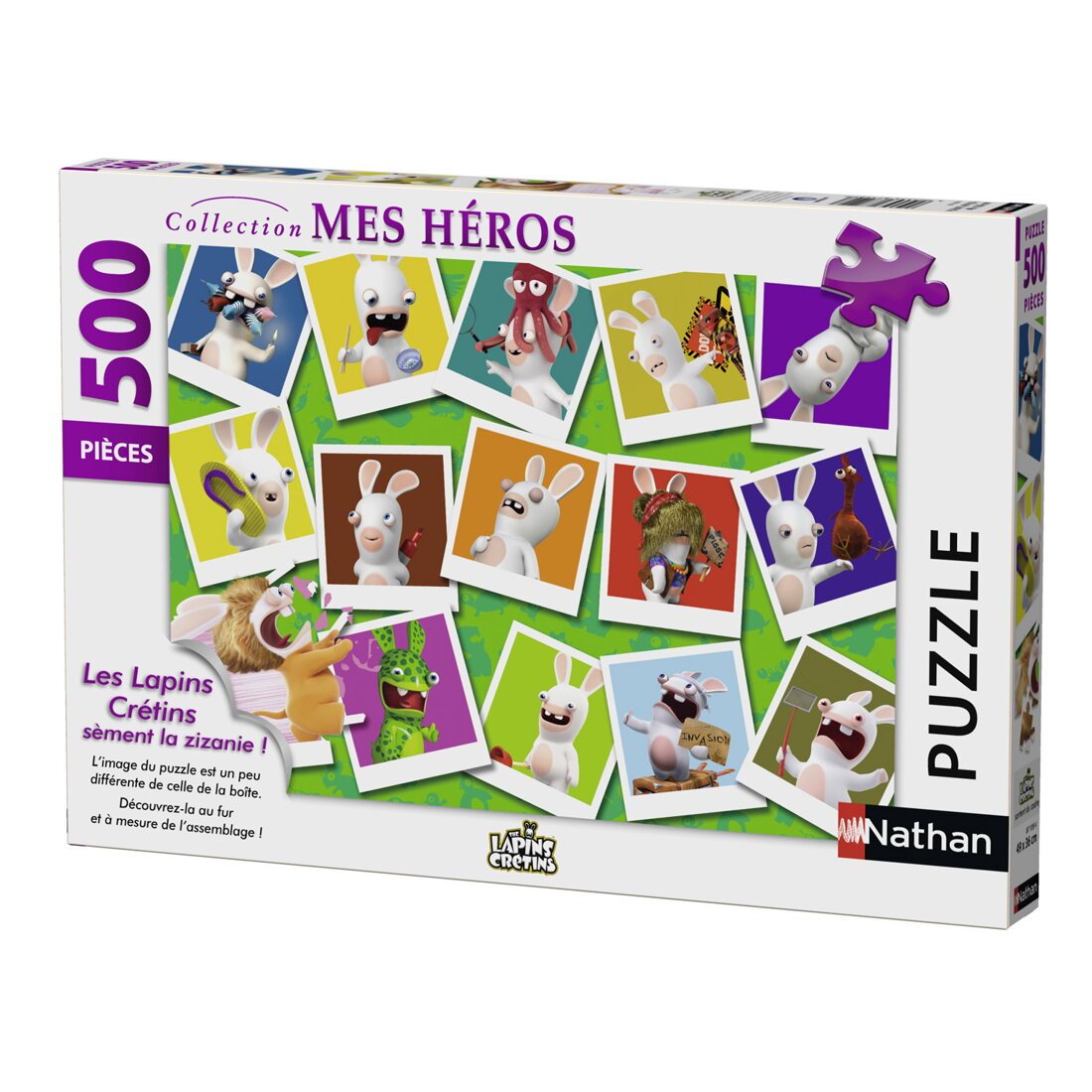 Puzzle - Les Lapins Crétins Sèment La Zizanie - 500 pièces