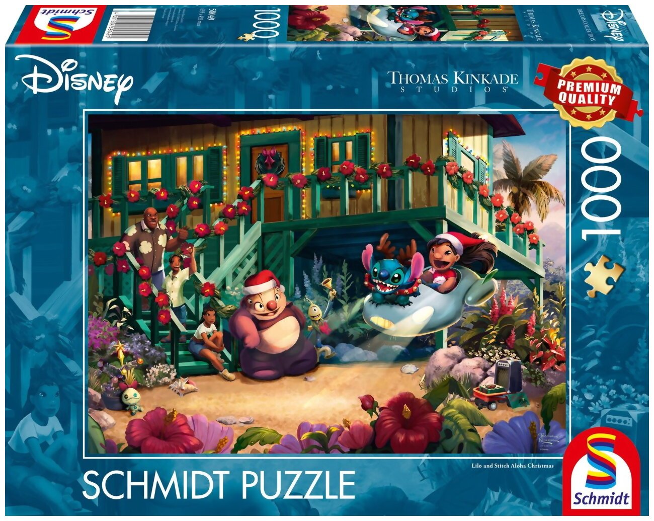 Puzzle - Lilo Et Stitch Aloha Noël - 1000 Pièces
