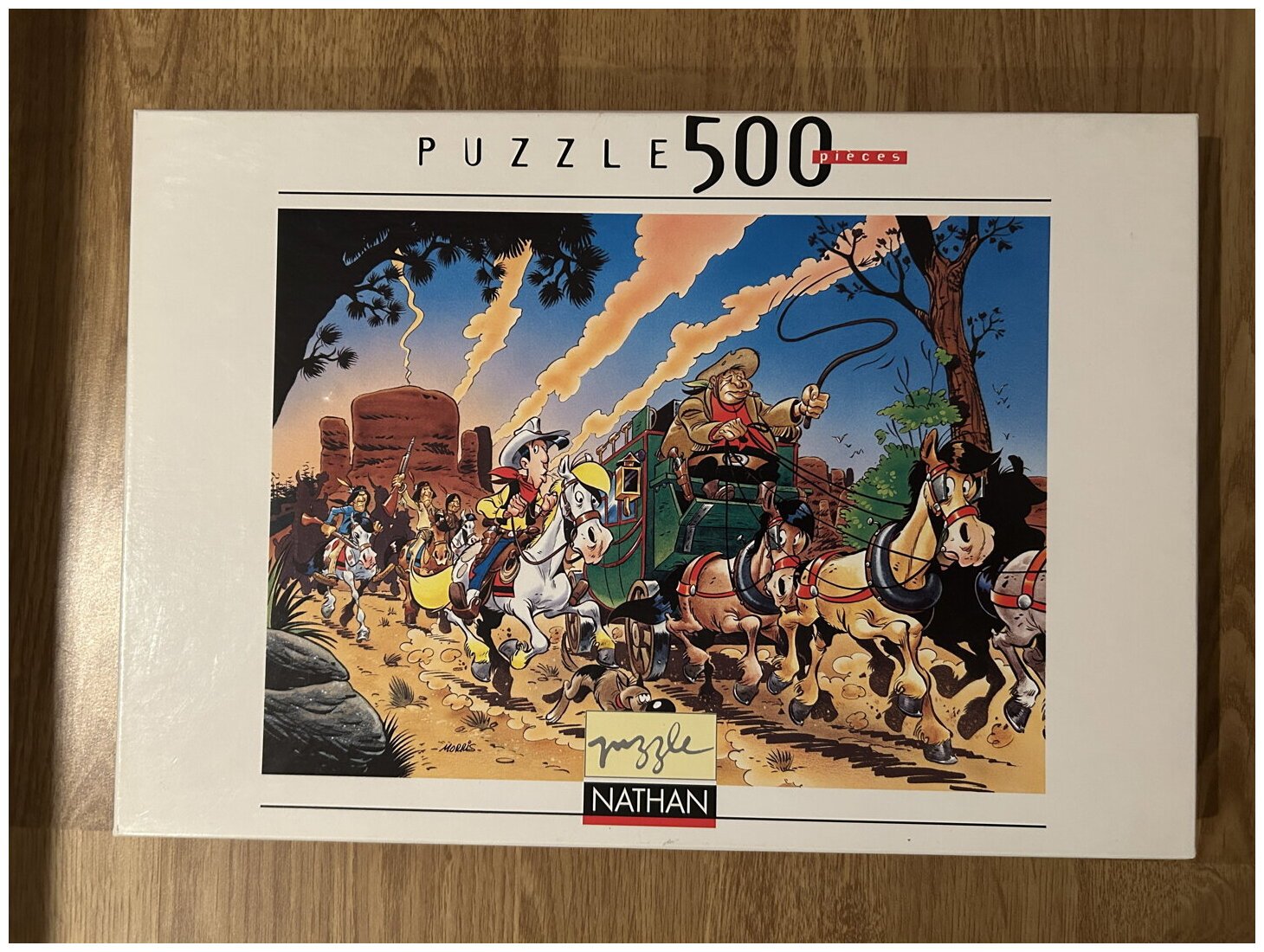 Puzzle Lucky Luke - L'attaque De La Diligence - 500 pièces
