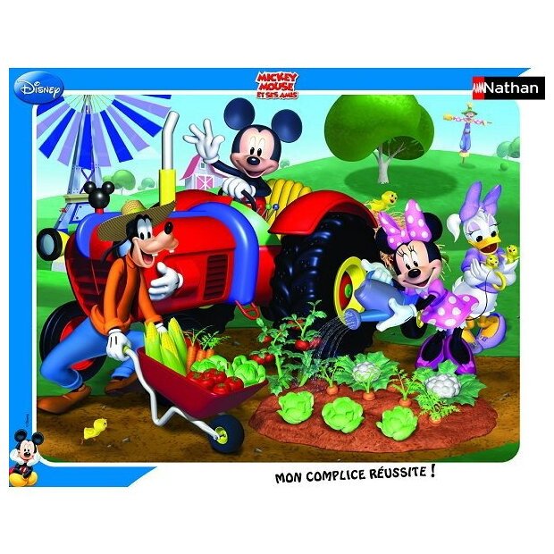 Puzzle - Mickey Et Ses Amis Au Jardin