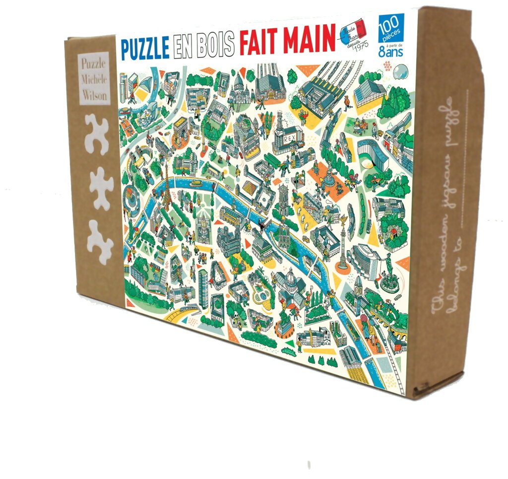 Puzzle - Paris Labyrinthes - 100 Pièces