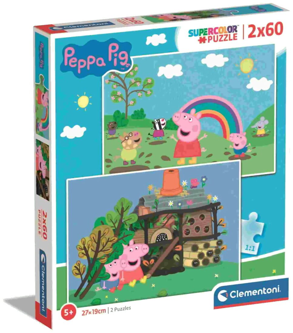 Puzzle - Peppa Pig - 2x60 Pièces