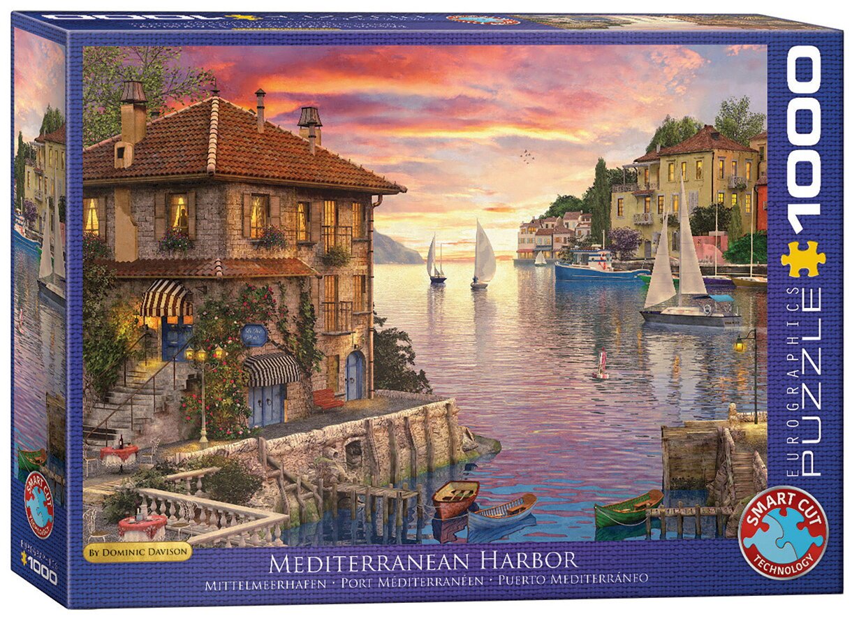 Puzzle - Port Méditerranéen - 1000 Pièces
