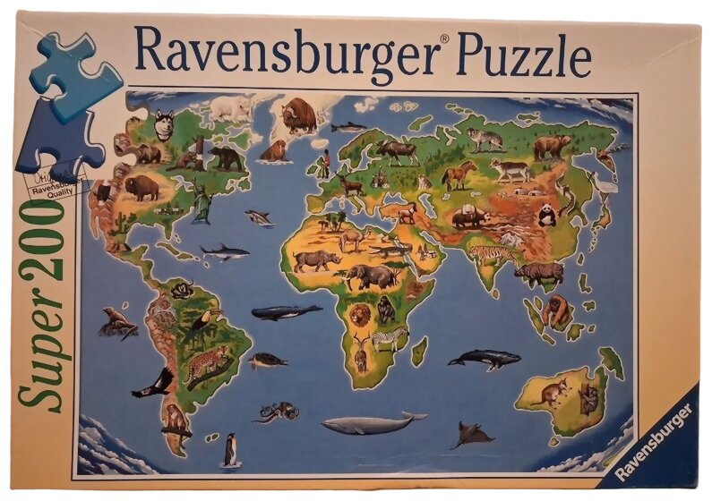 Puzzle Ravensburger Animaux Du Monde - 200 pièces