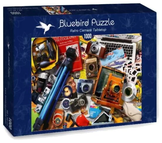 Puzzle - Retro Camera Tabletop - 1000 Pièces