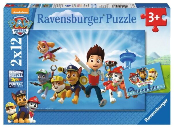 Puzzle - Ryder Et La Pat'patrouille - 2x12 Pièces