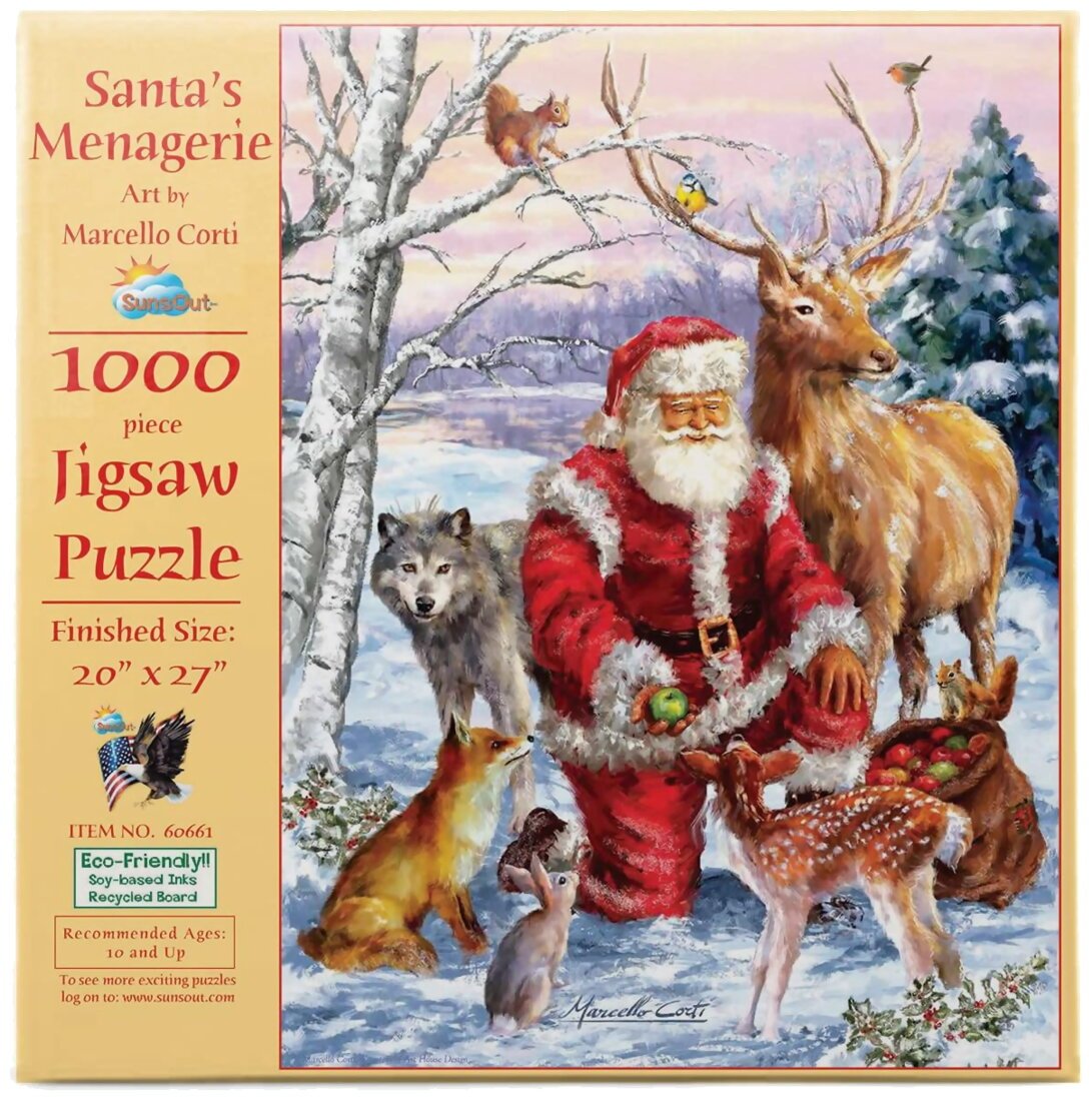 Puzzle - Santa's Menagerie - 1000 pièces